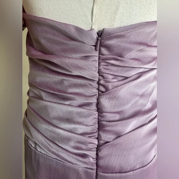 Lavender Strapless Bridesmaid Gown- Size 24- NWT - Picture 4 of 8
